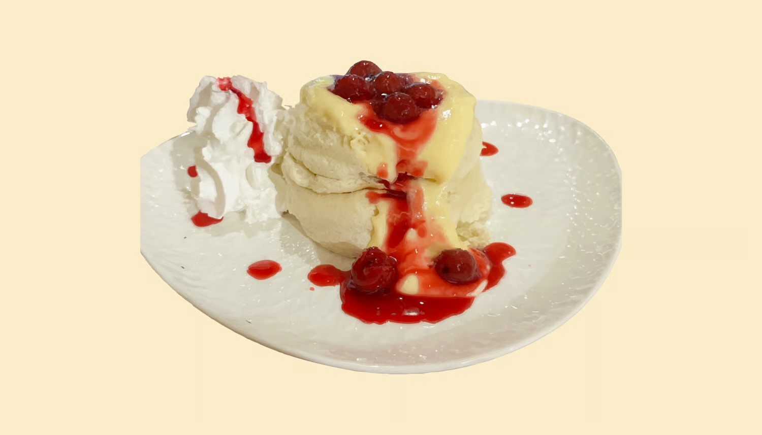 Vanille-Kirsch Soufflé